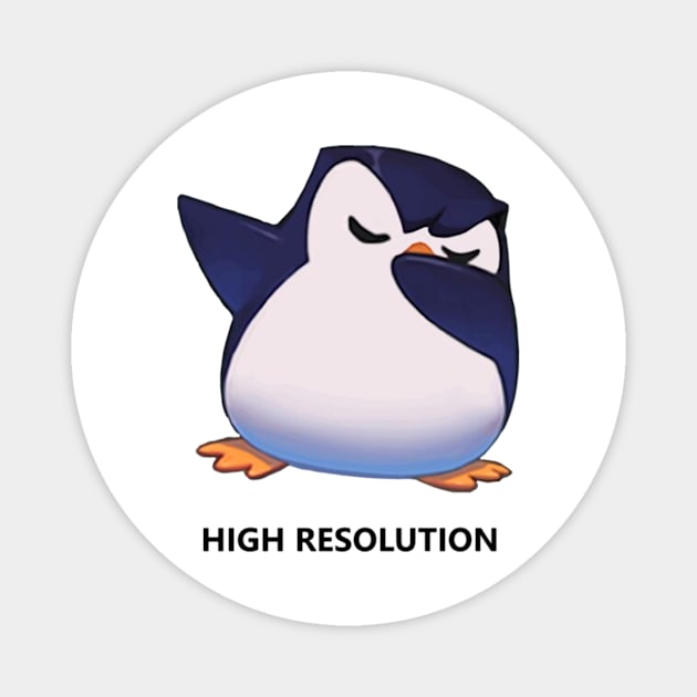 8K Penguin Dab Magnet by KaniaAbbi